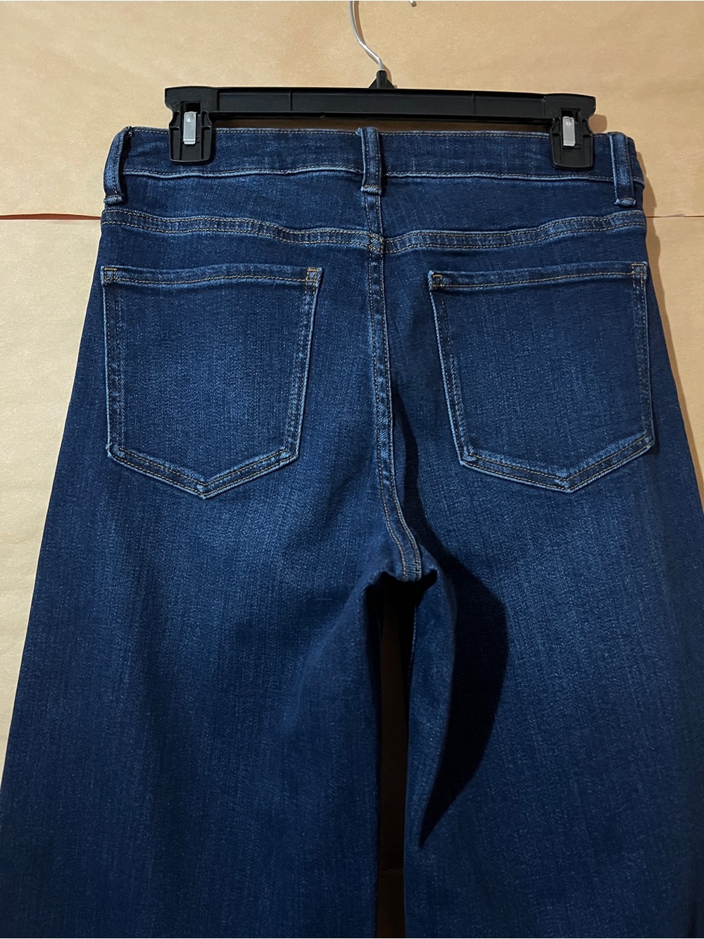 Quince | NWT Bella Stretch Wide Leg Jeans Midnight Blue High Rise Size 28 Long - Picture 8 of 10